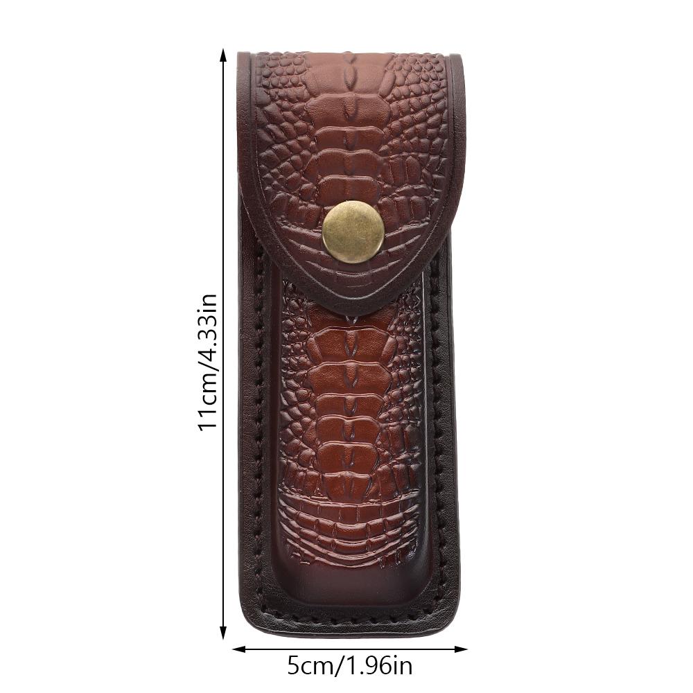 Edc Everyday Carry Knives - Bainha de couro de vaca para