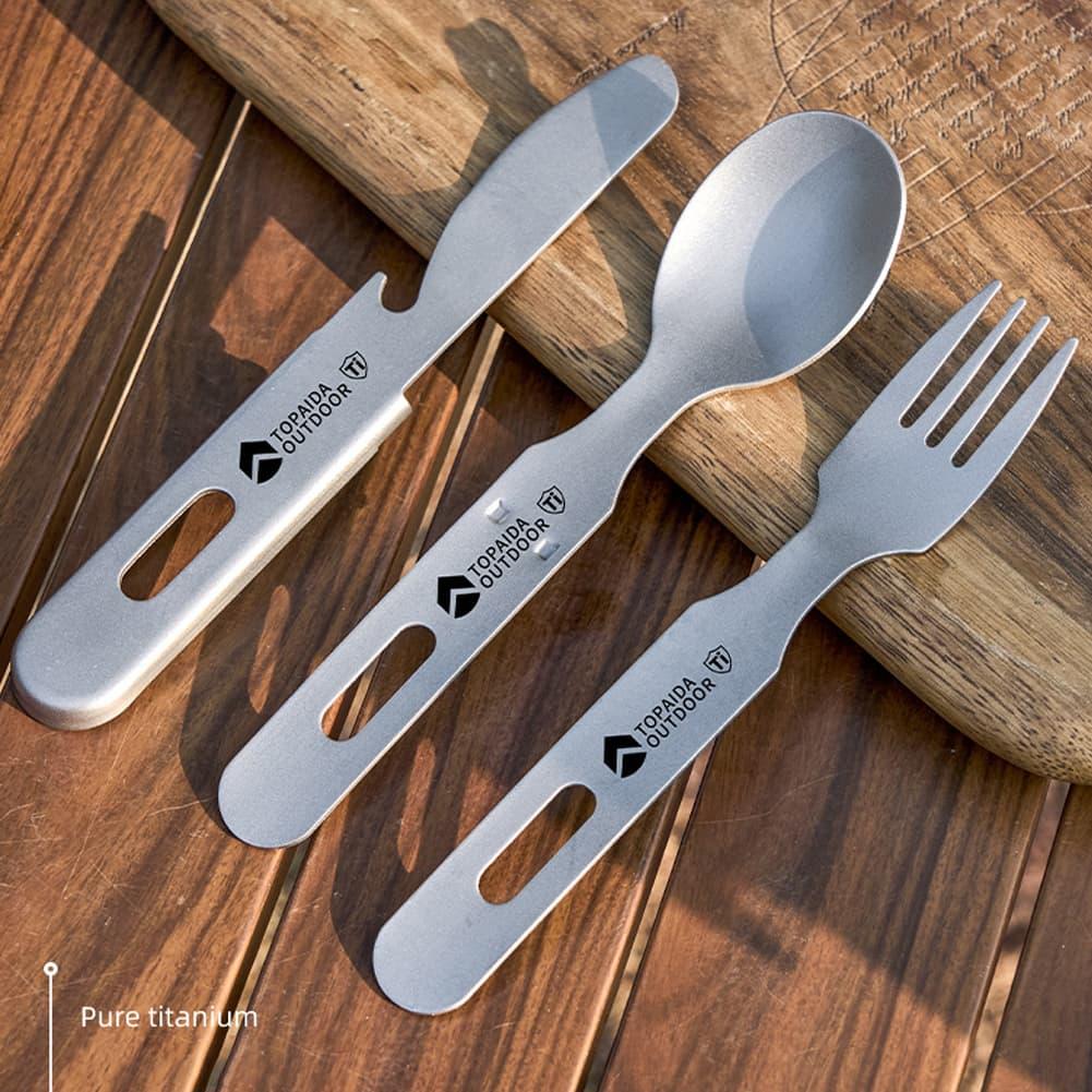 Edc Everyday Carry Knives - Conjunto 3 em 1 de Garfo,