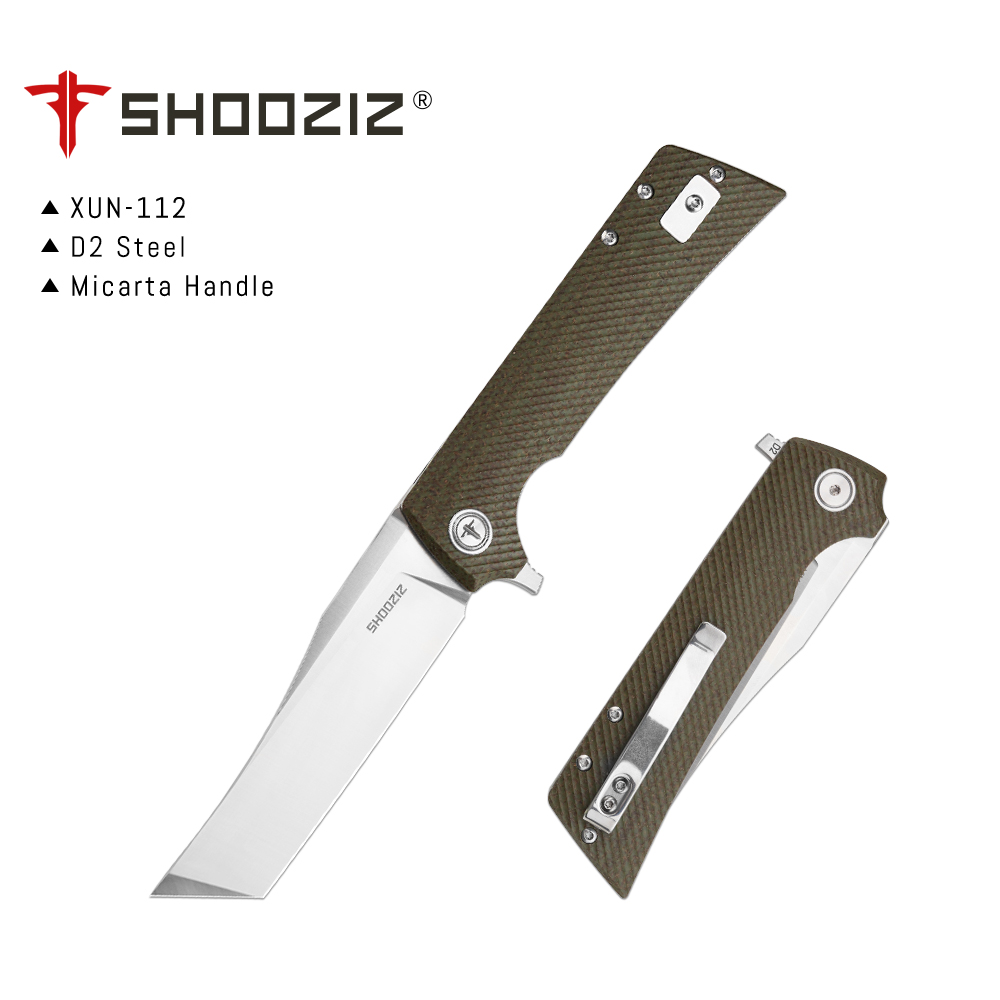 Faca Dobrável Shooziz XUN112 E - Edc Carry Clip avaliação e preço