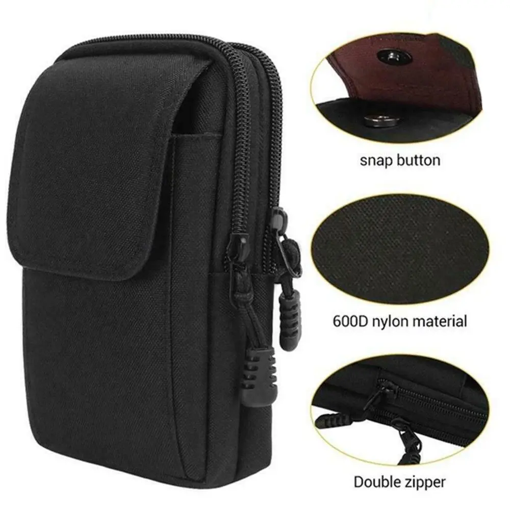 Cinto tático MOLLE para homens - Edc Carry Fanny Pack avaliação e preço